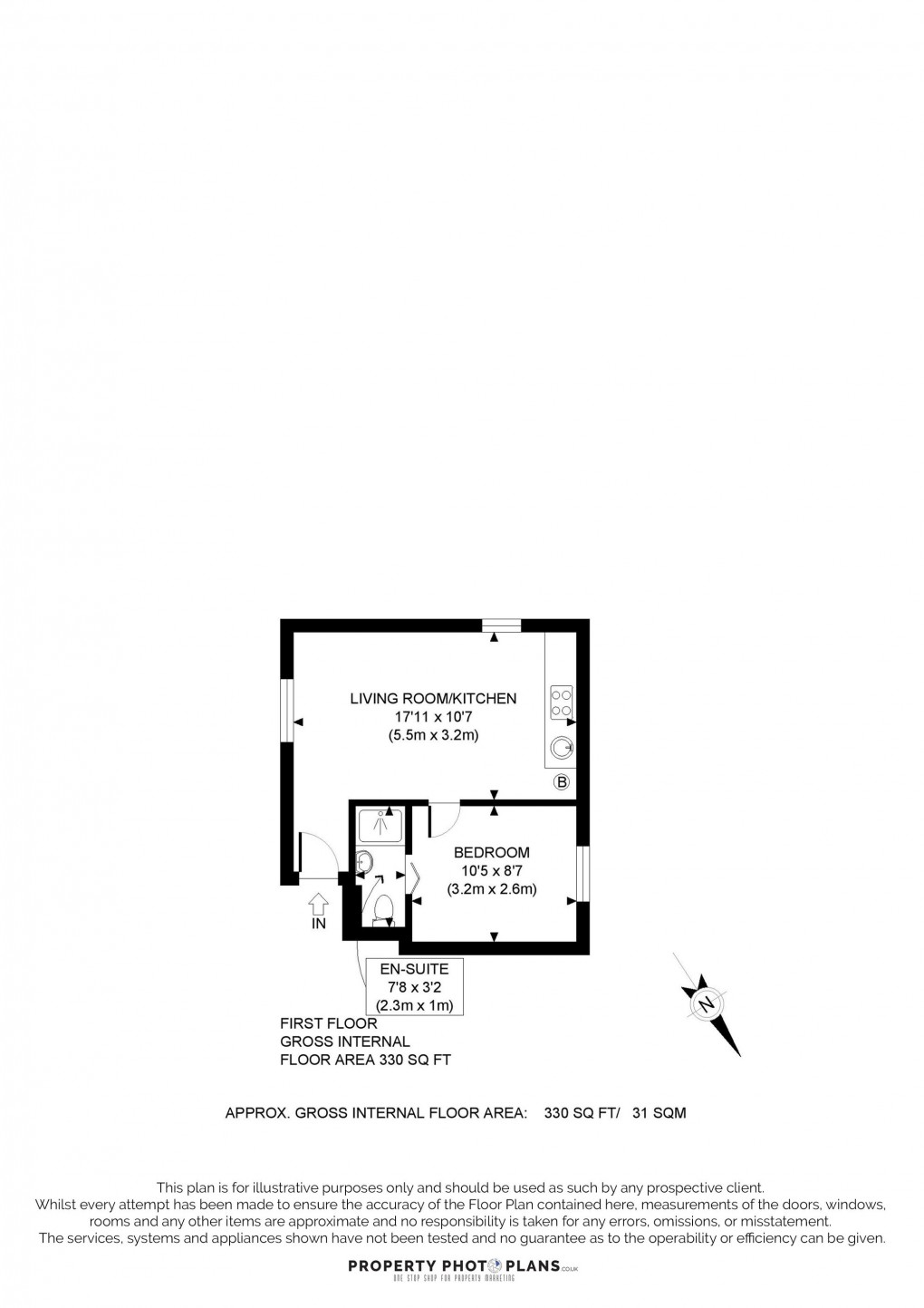 Floorplan for Allington Close, Greenford, UB6
