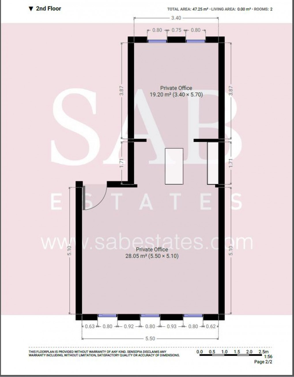 Floorplan for London, W5