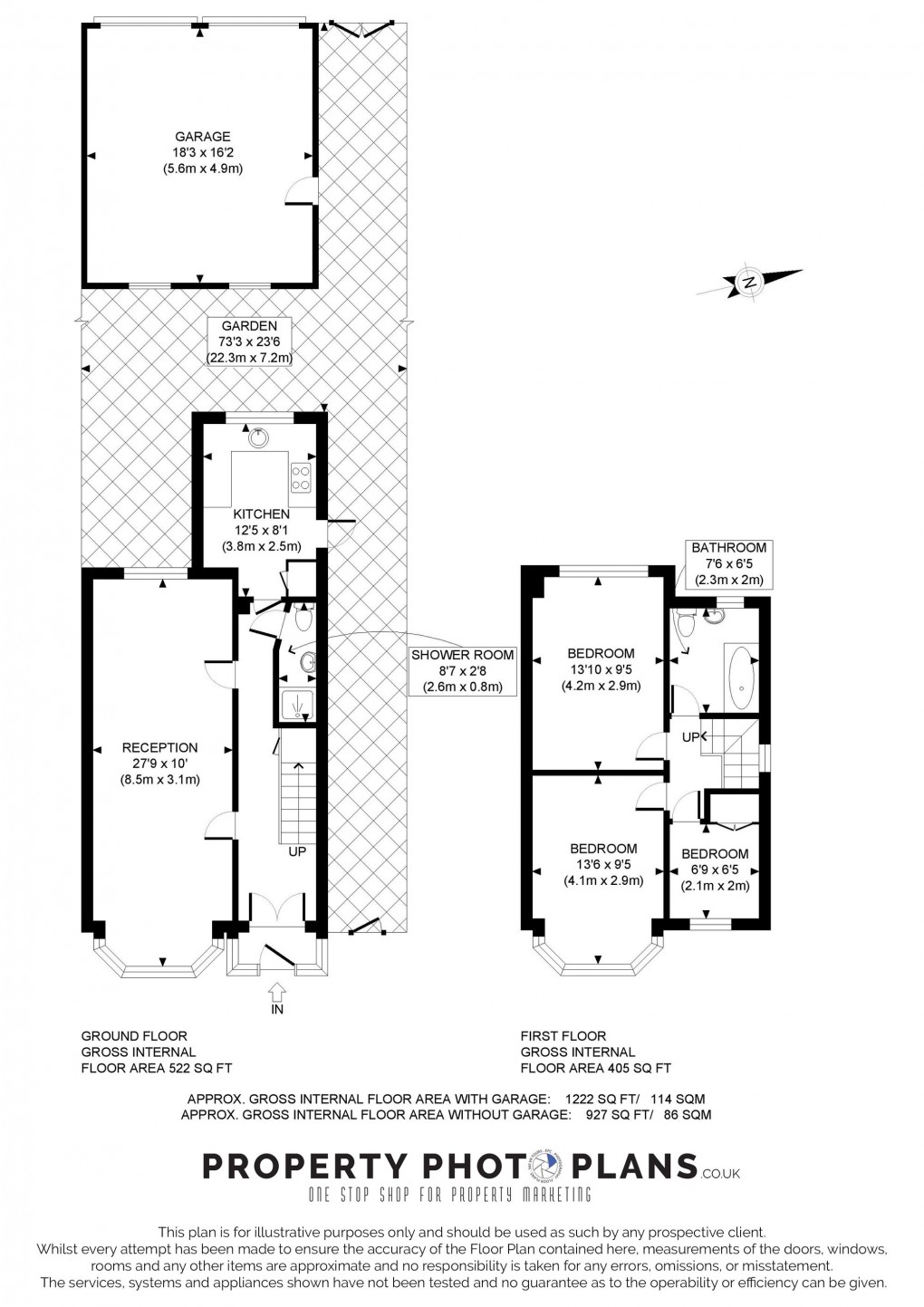 Floorplan for Allenby Road, Southall, UB1