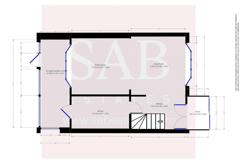 Floorplan for Lady Margaret Road, Southall