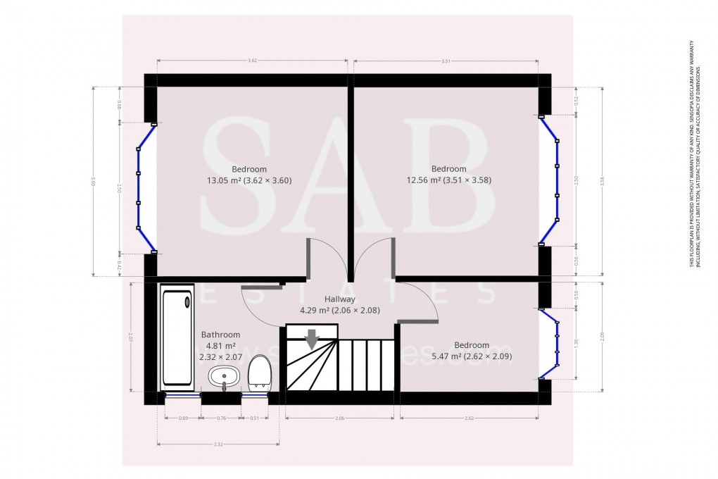Floorplan for Lady Margaret Road, Southall