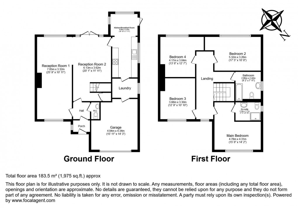 Floorplan for Travis Court, Farnham Royal, SL2
