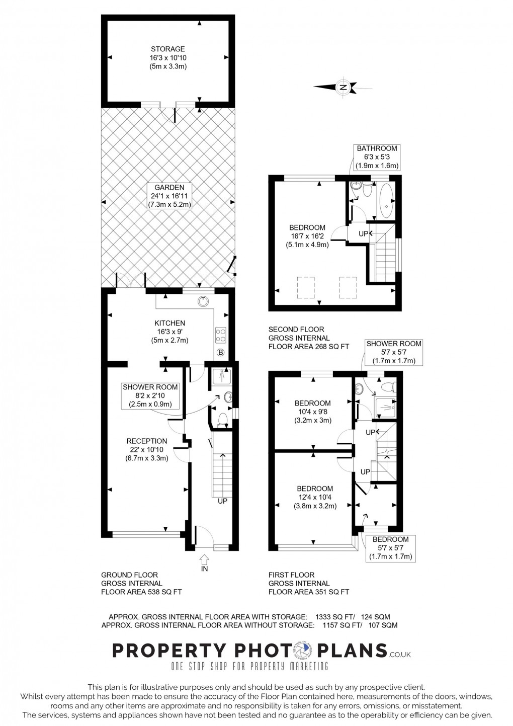 Floorplan for Evelyn Grove, Southall, UB1