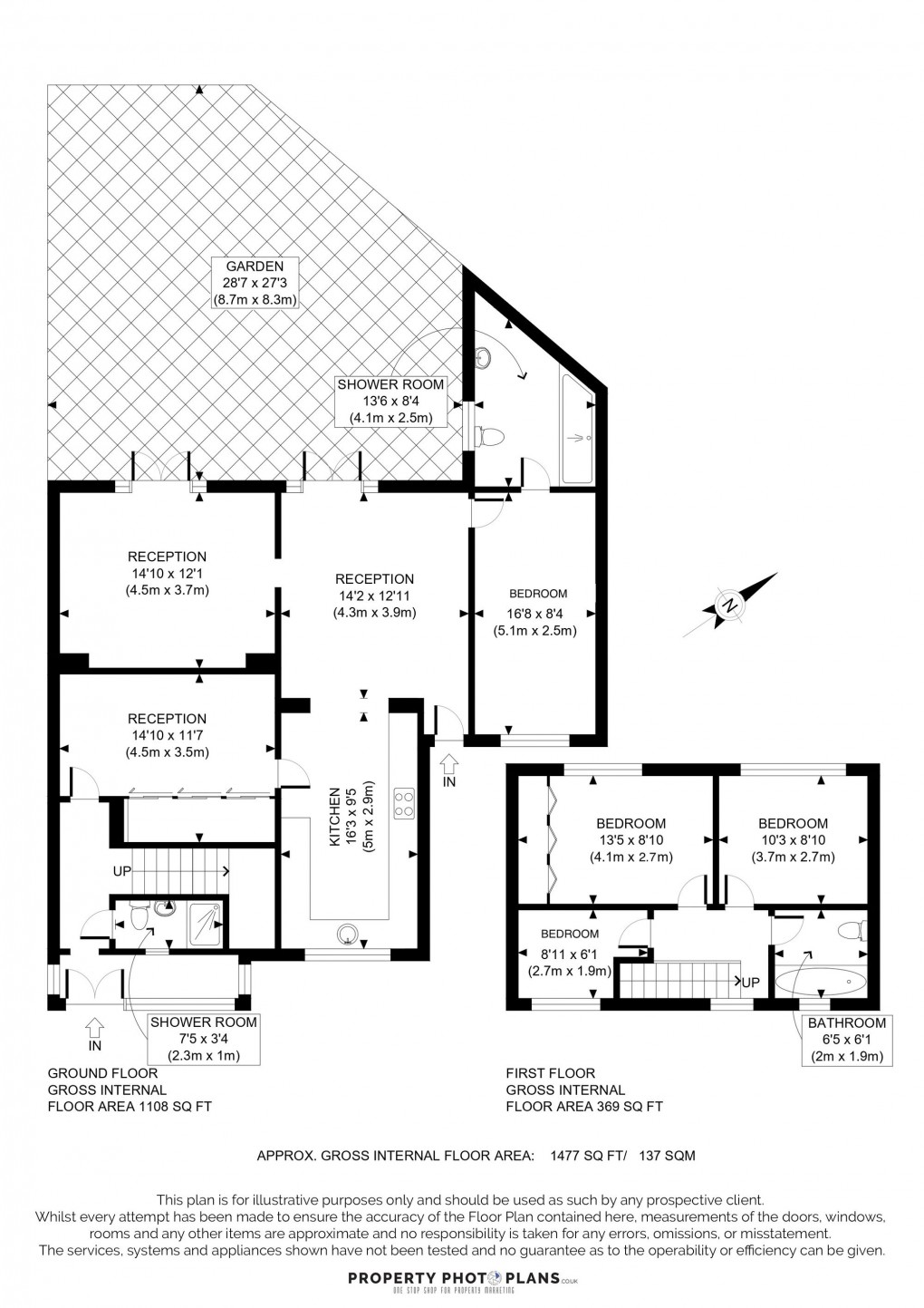 Floorplan for Kingsash Drive, Hayes, UB4