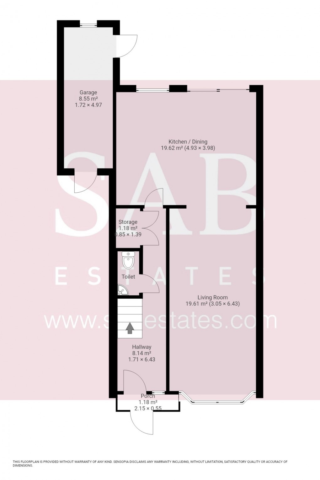 Floorplan for Adrienne Avenue, Southall, UB1