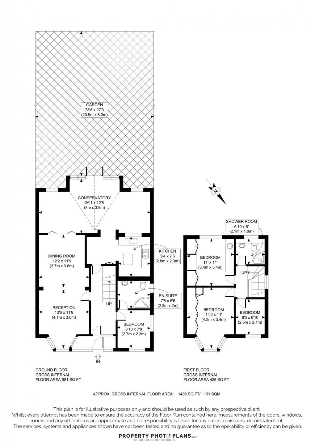 Floorplan for Whitton Avenue East, Greenford, UB6