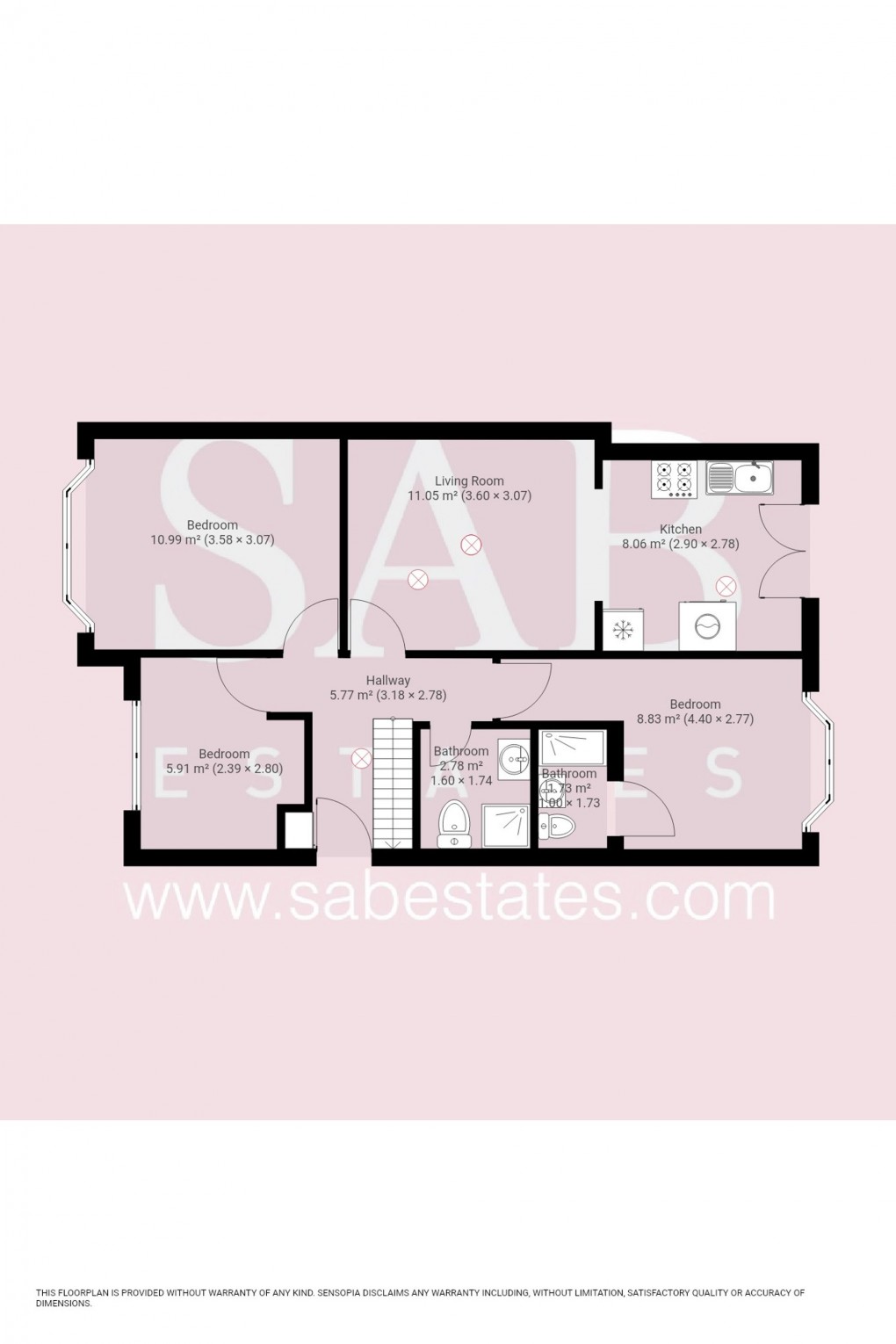 Floorplan for Stanhope Park Road, Greenford, UB6