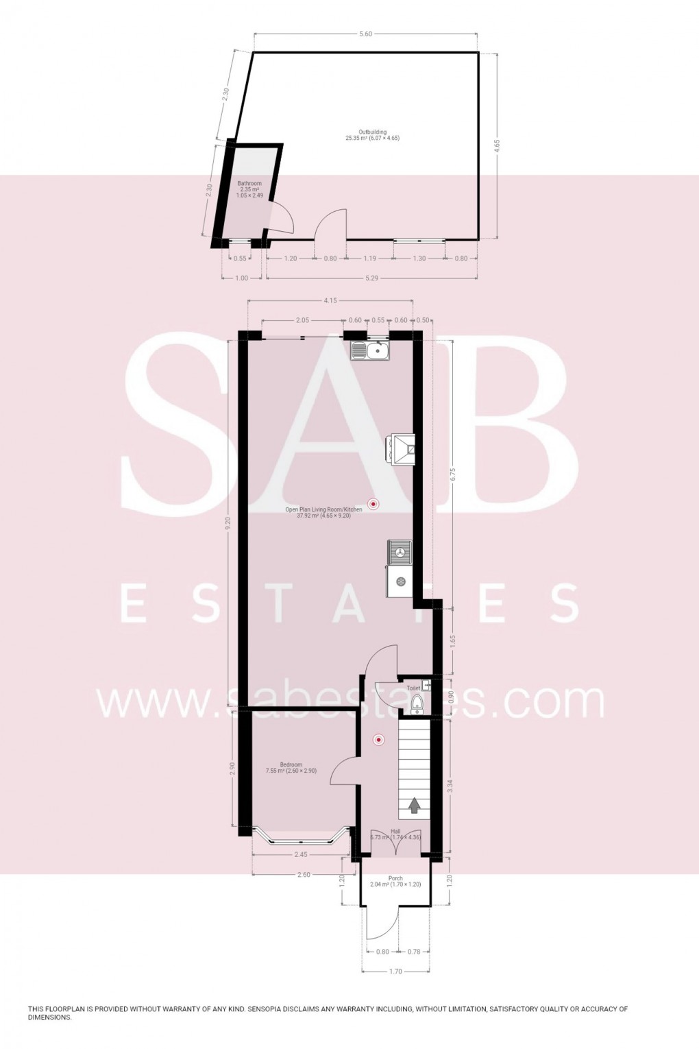 Floorplan for Cressage Close, Southall, UB1