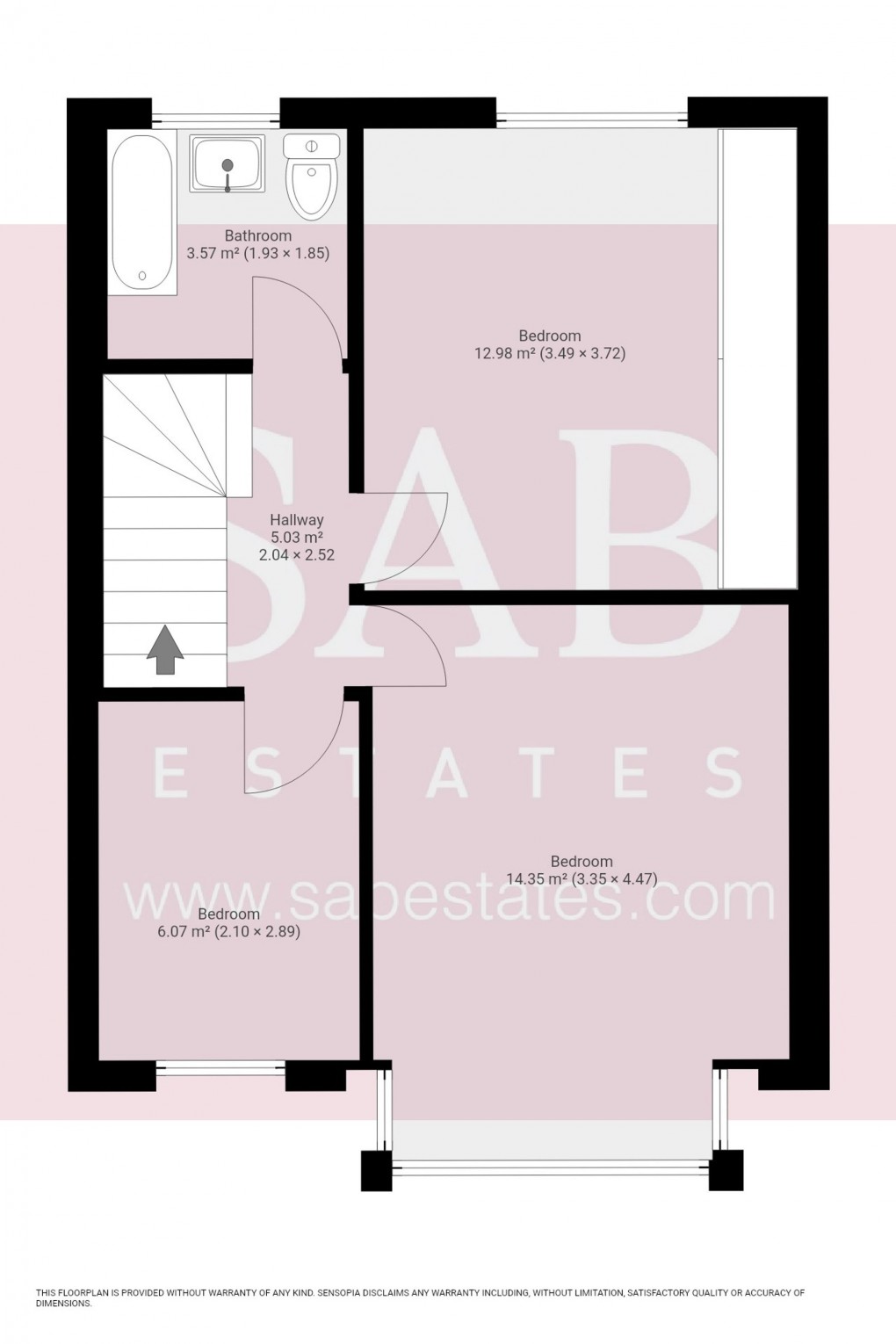 Floorplan for Garrick Road, Greenford, UB6