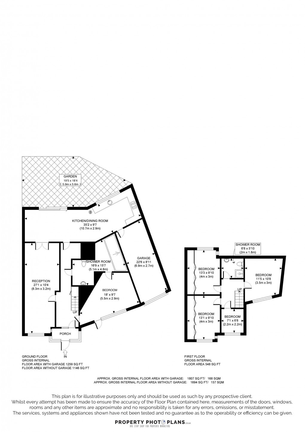 Floorplan for Woodstock Avenue, Southall, UB1