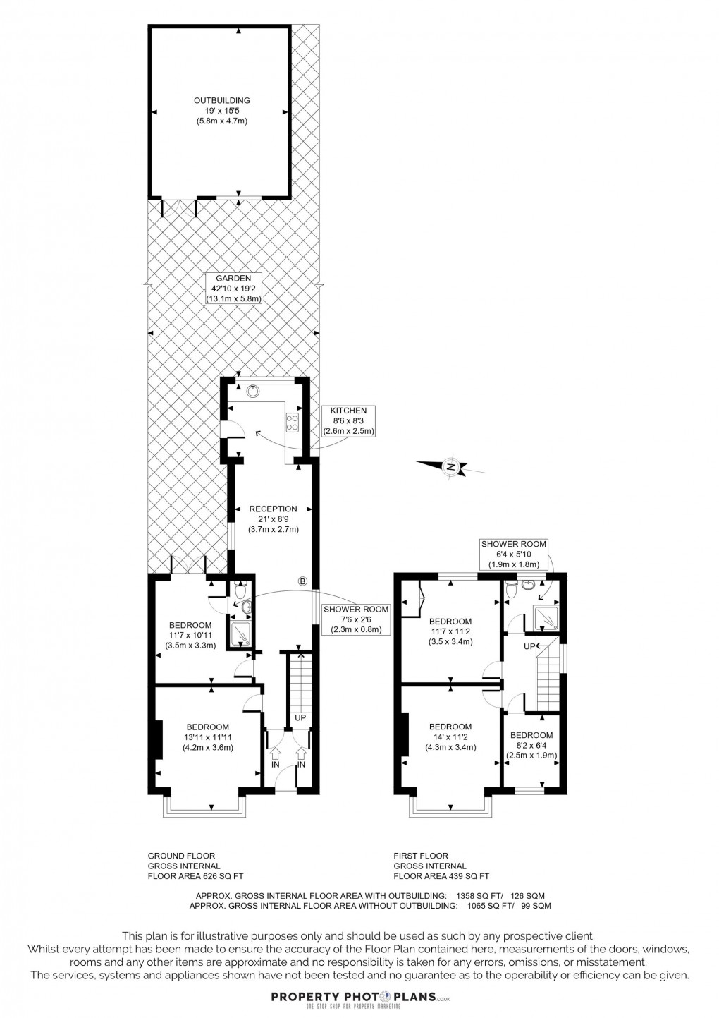 Floorplan for Allenby Road, Southall, UB1
