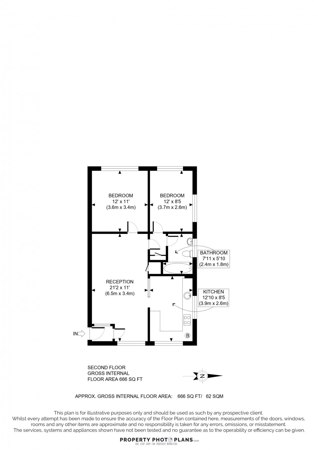 Floorplan for Lady Margaret Road, Southall, UB1