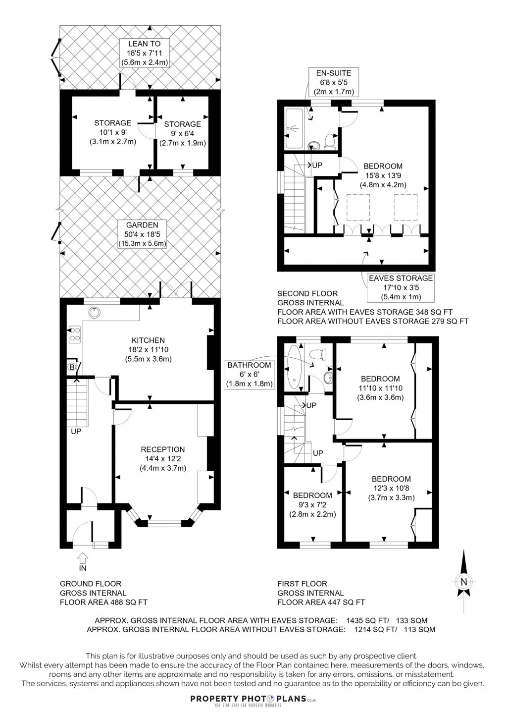 Floorplan for Queens Avenue, Greenford, UB6