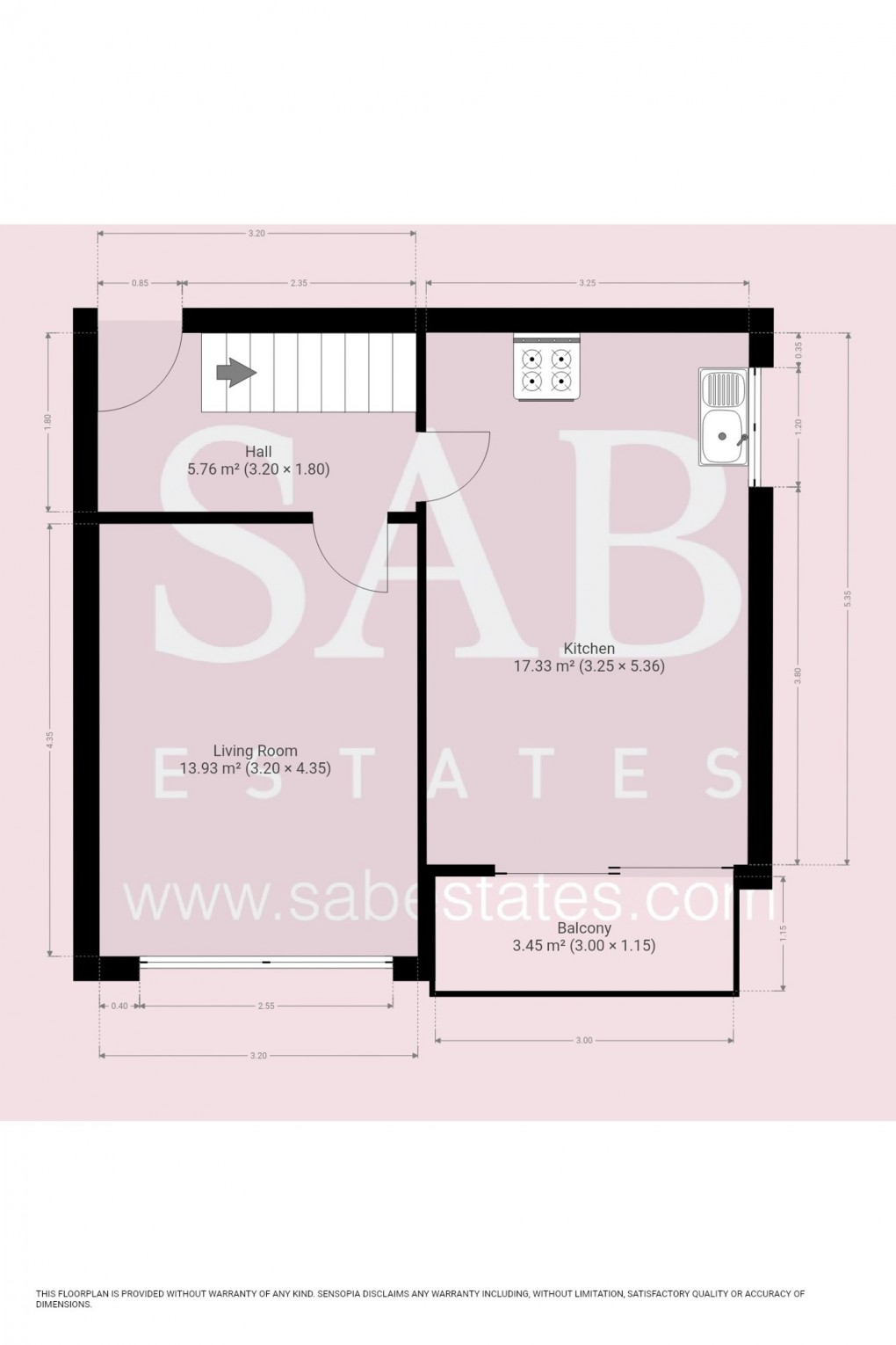 Floorplan for Star Path, Northolt, UB5
