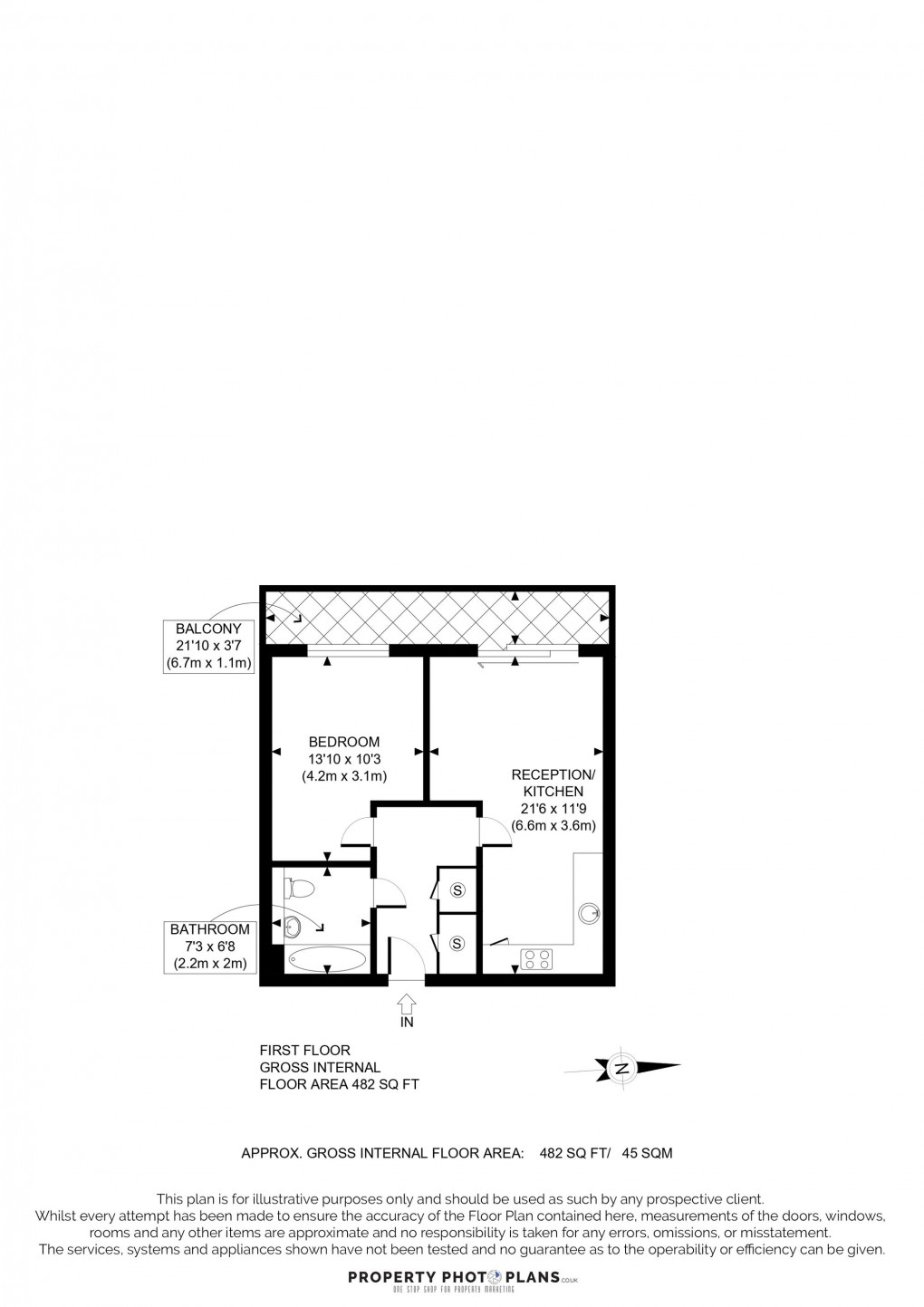 Floorplan for Taywood Road, Northolt, UB5