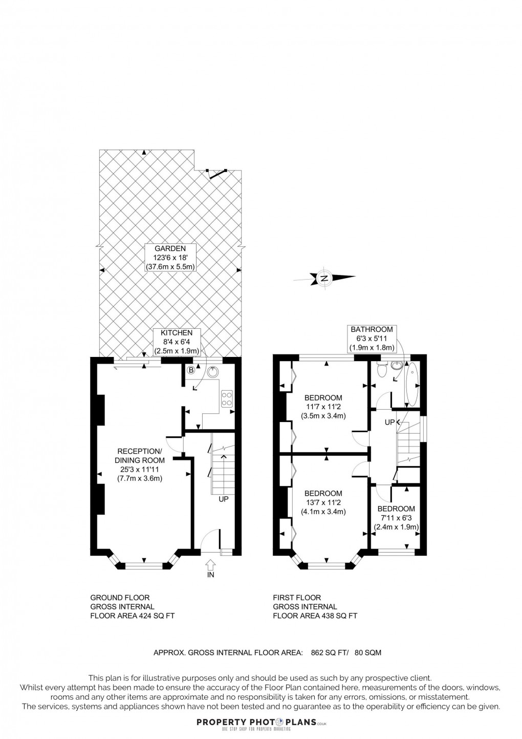 Floorplan for Upper Town Road, Greenford, UB6