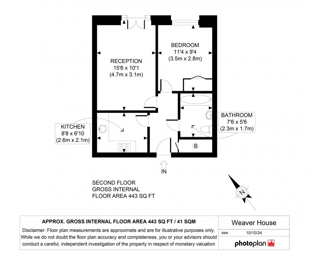 Floorplan for Higham Mews, Northolt, UB5