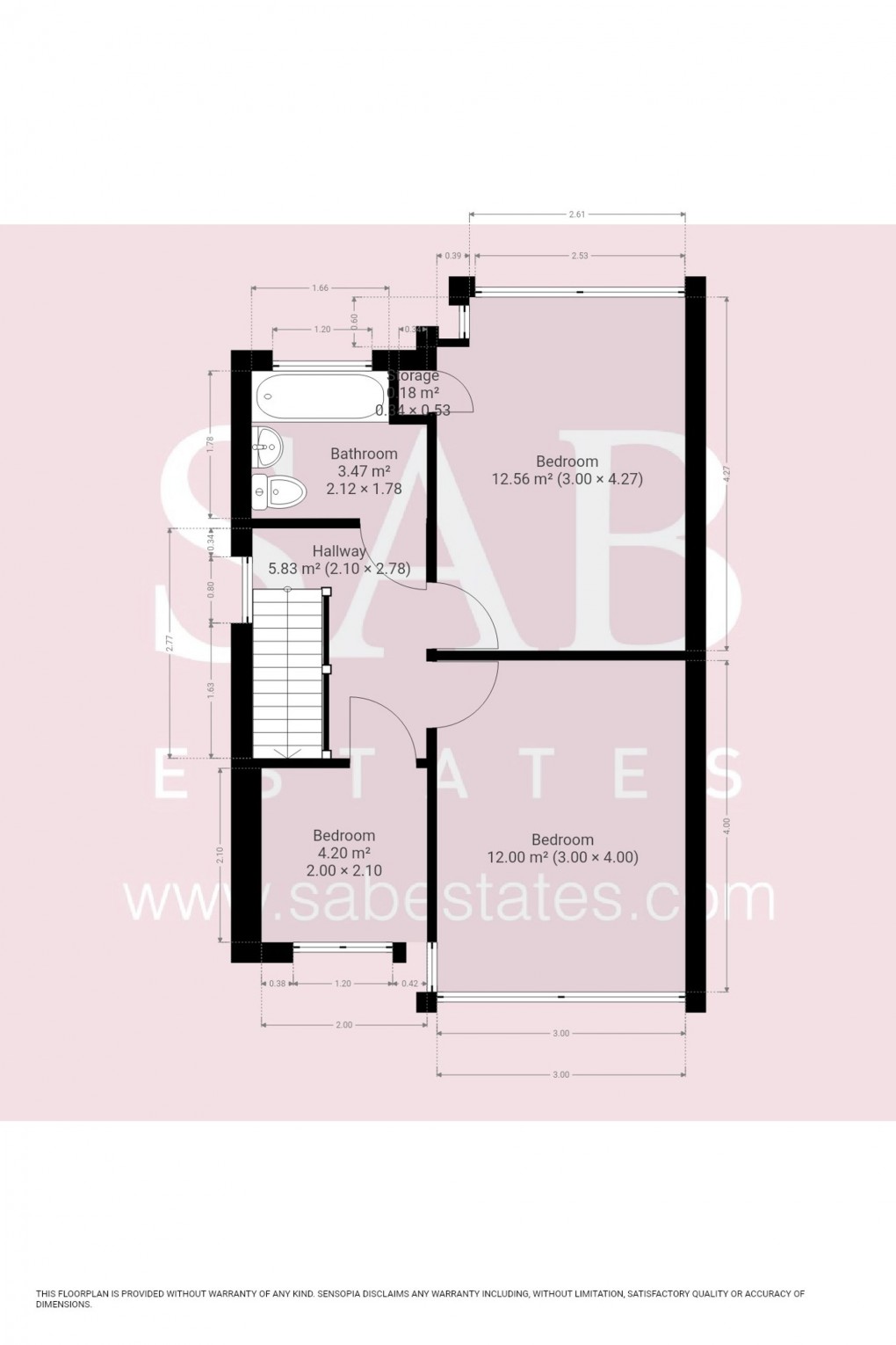 Floorplan for Neal Avenue, Southall, UB1