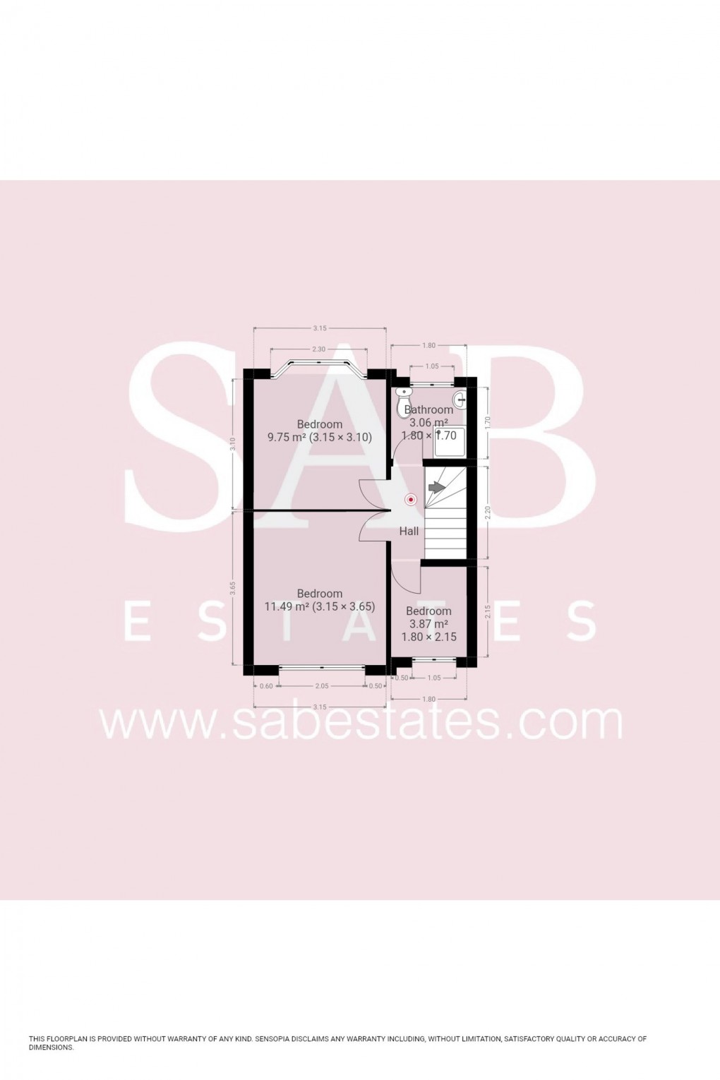 Floorplan for Allenby Road, Southall, UB1