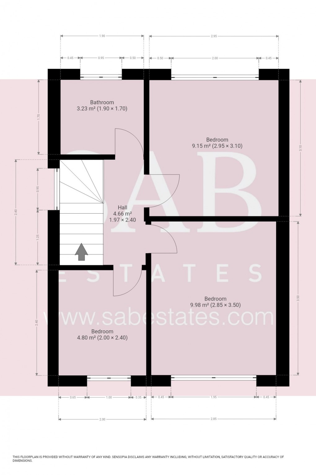 Floorplan for Ferrymead Avenue, Greenford, UB6