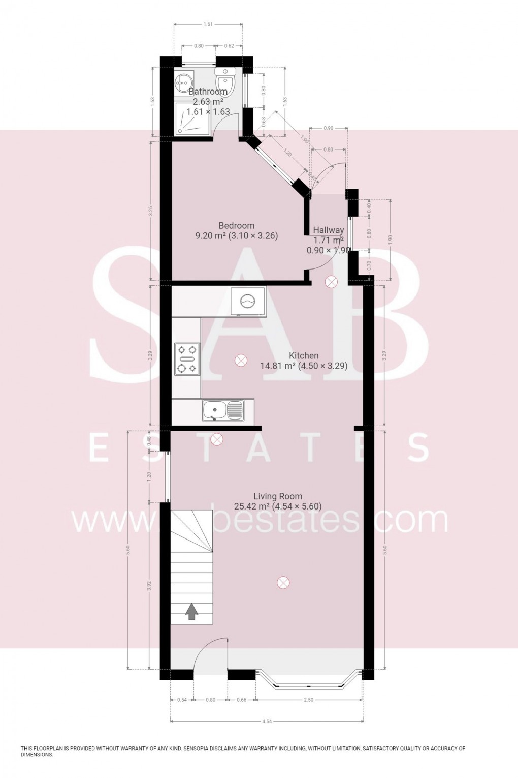 Floorplan for Cressage Close, Southall, UB1