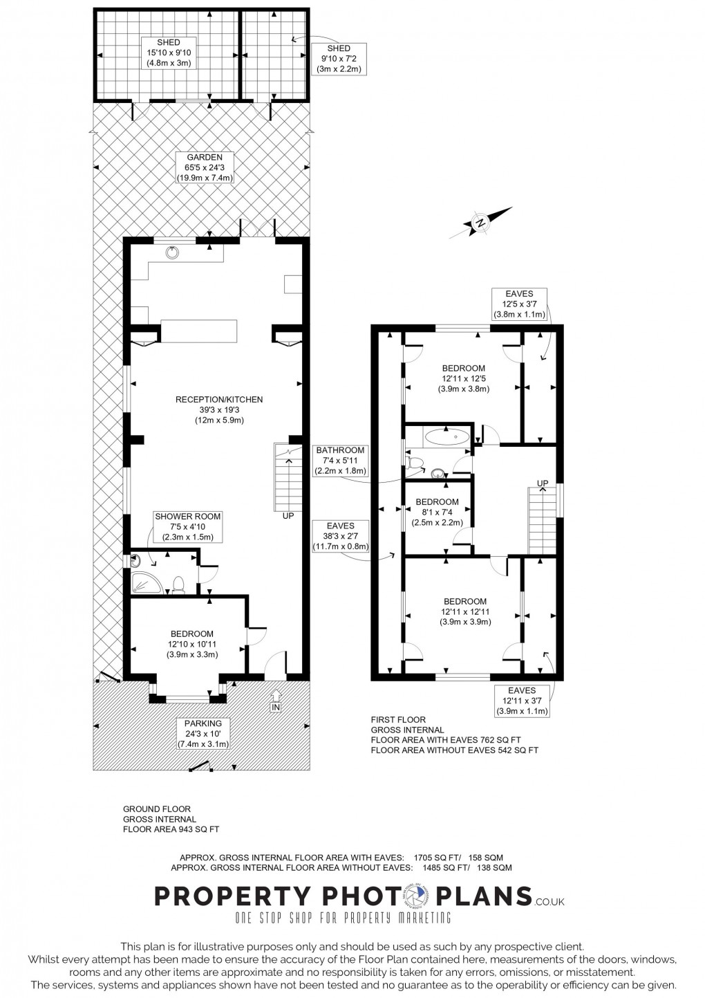 Floorplan for Millet Road, Greenford, UB6
