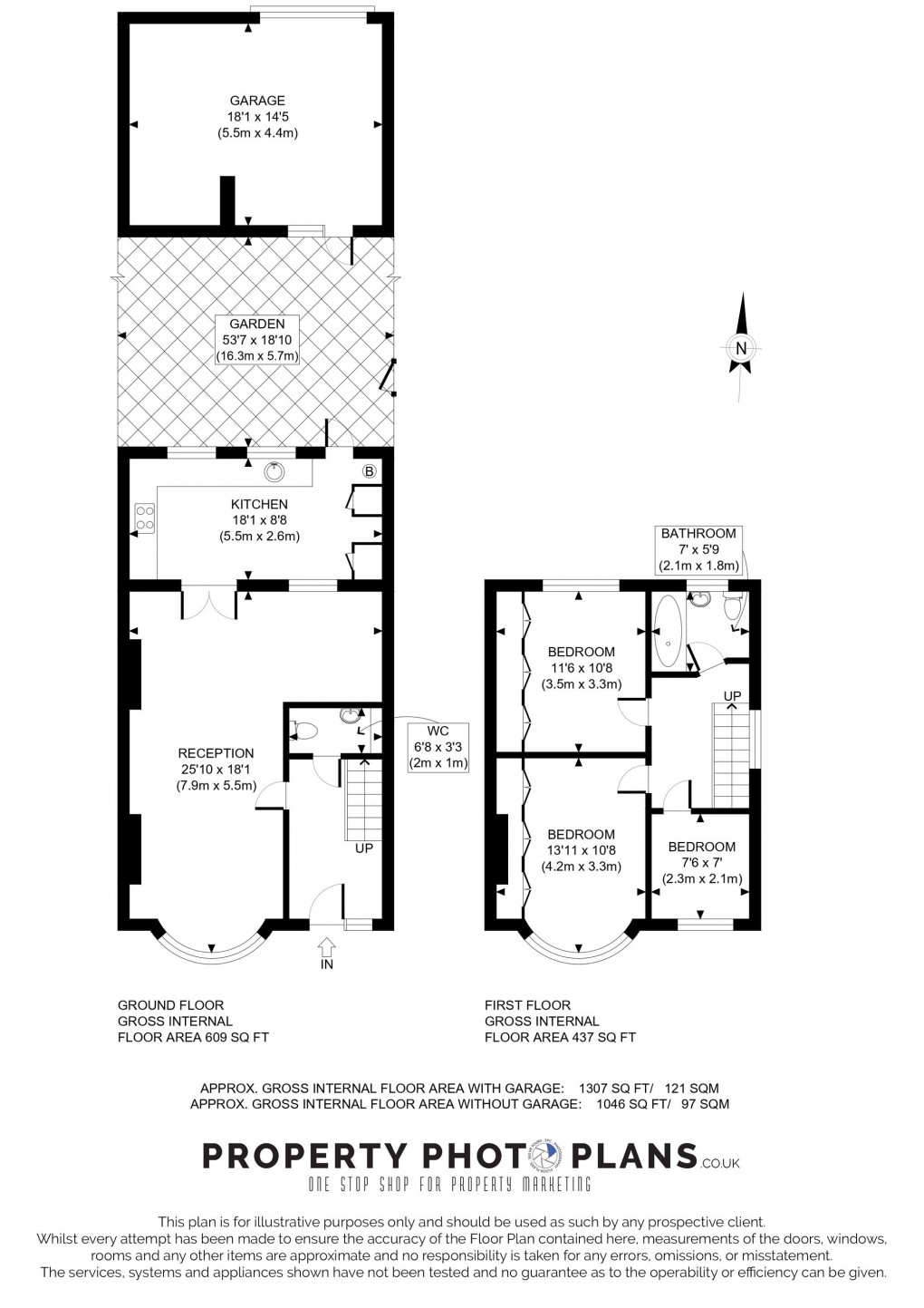 Floorplan for Ferrymead Avenue, Greenford, UB6