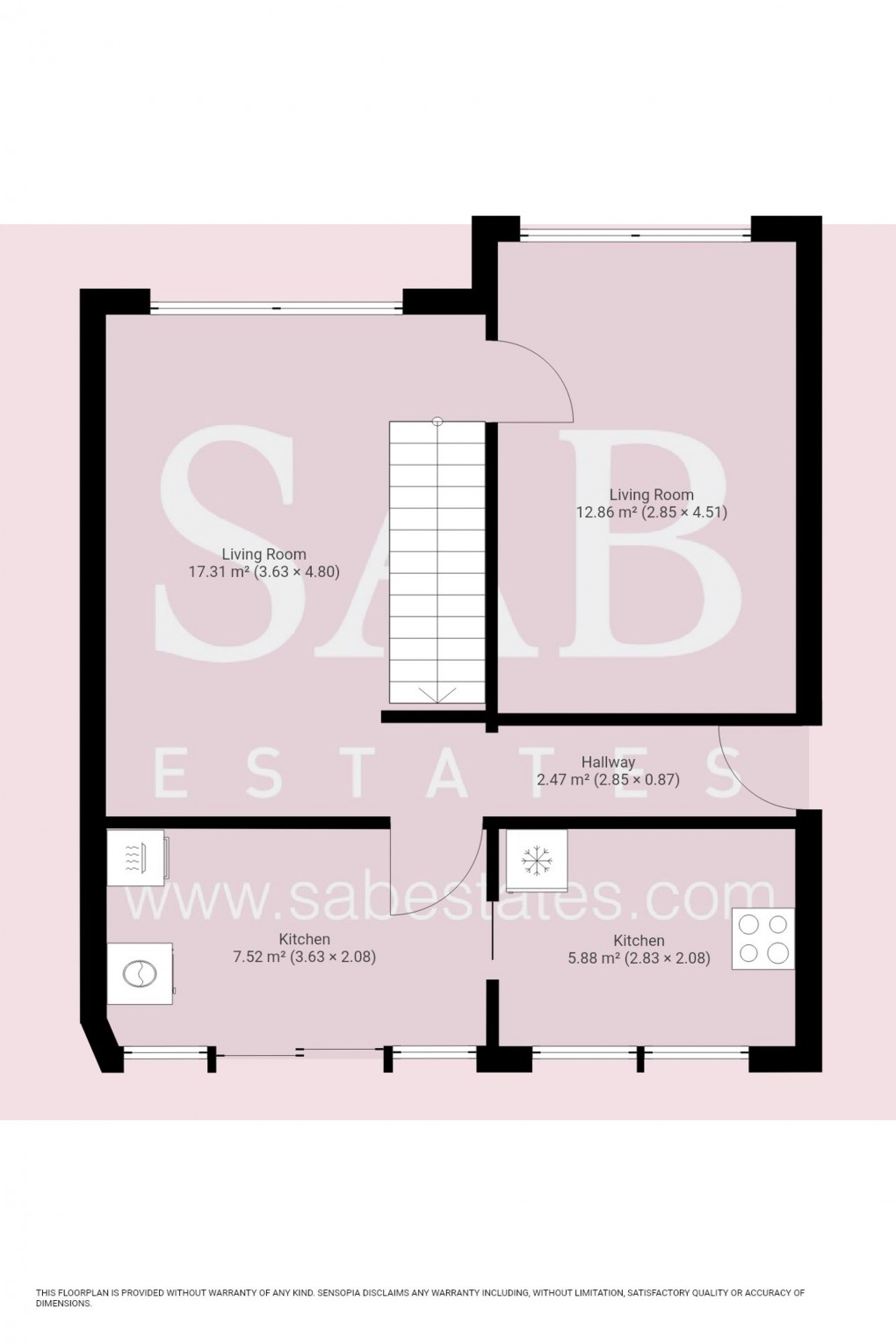 Floorplan for Allenby Road, Southall, UB1