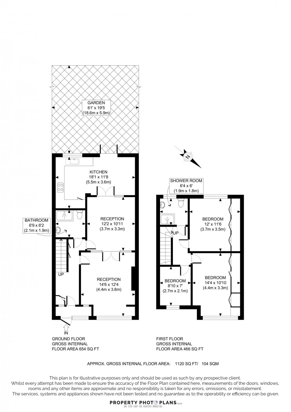 Floorplan for Ruislip Road, Greenford, UB6