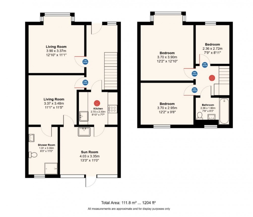 Floorplan for Richmond Crescent, Slough, SL1