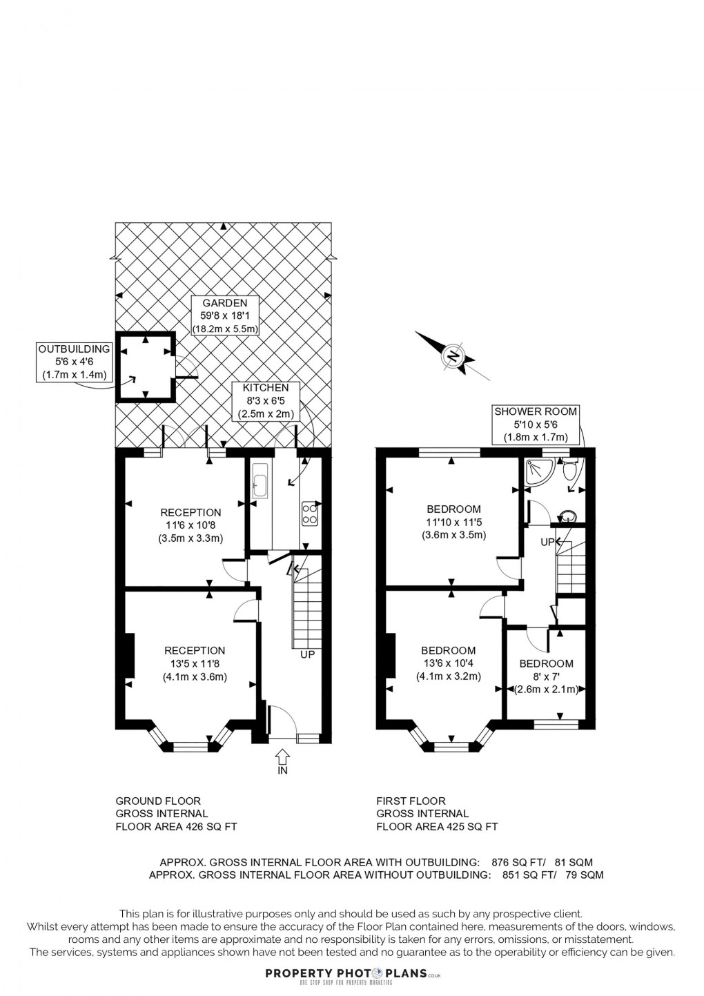Floorplan for Allenby Road, Southall, UB1