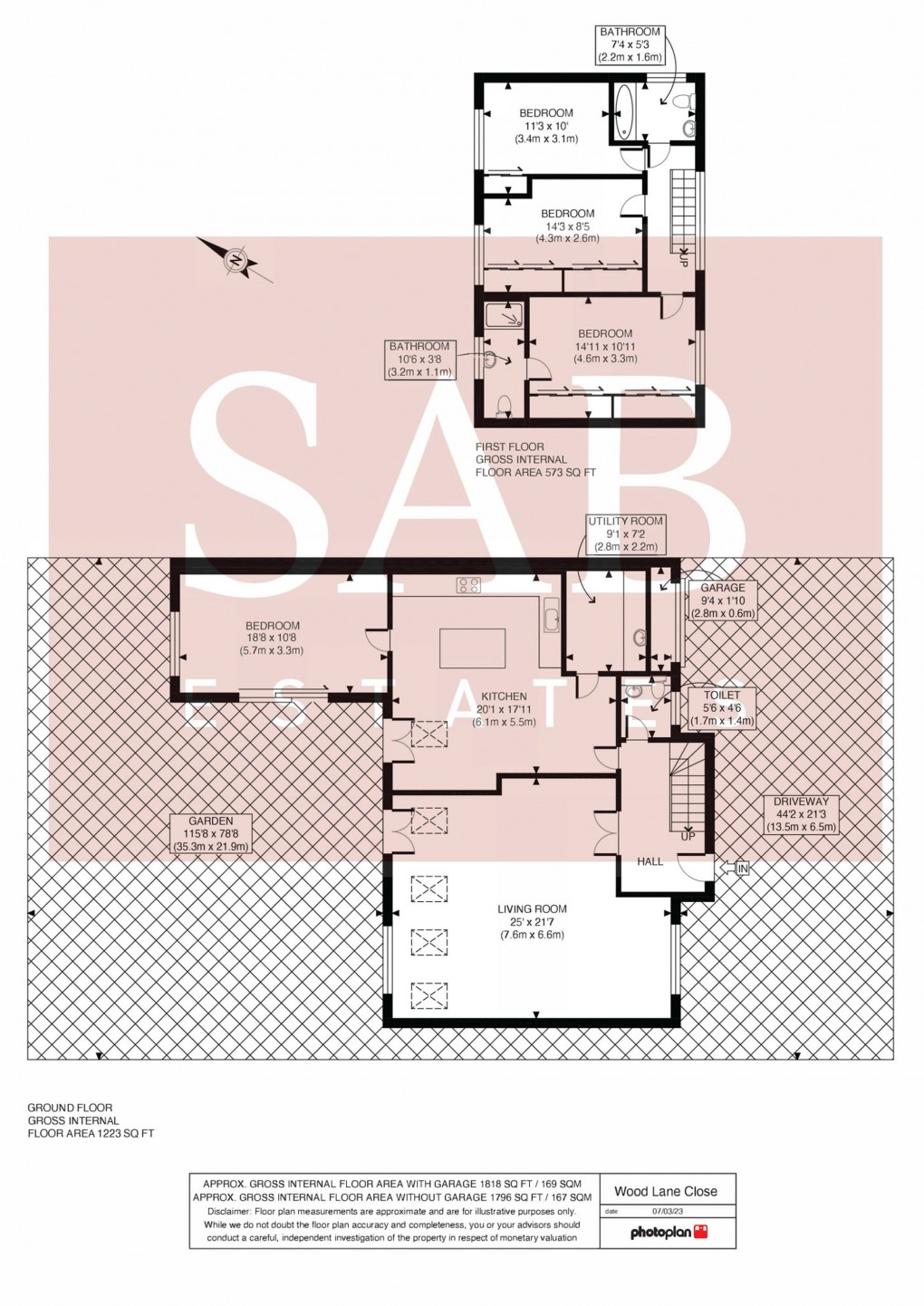 Floorplan for Wood Lane Close, Iver, SL0