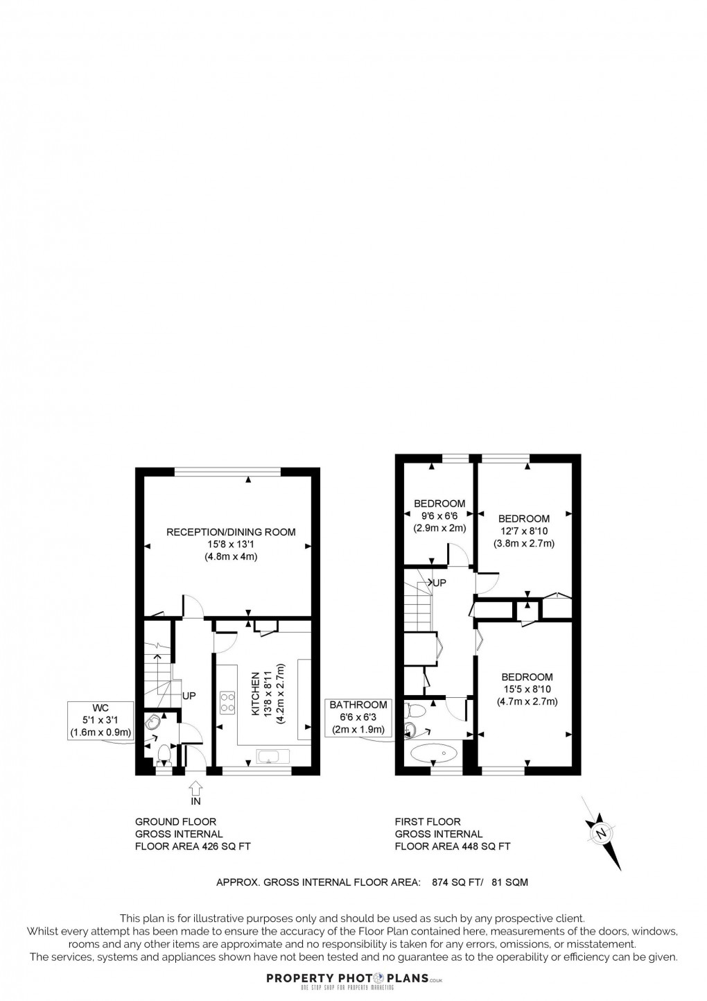Floorplan for Wallis Road, Southall, UB1