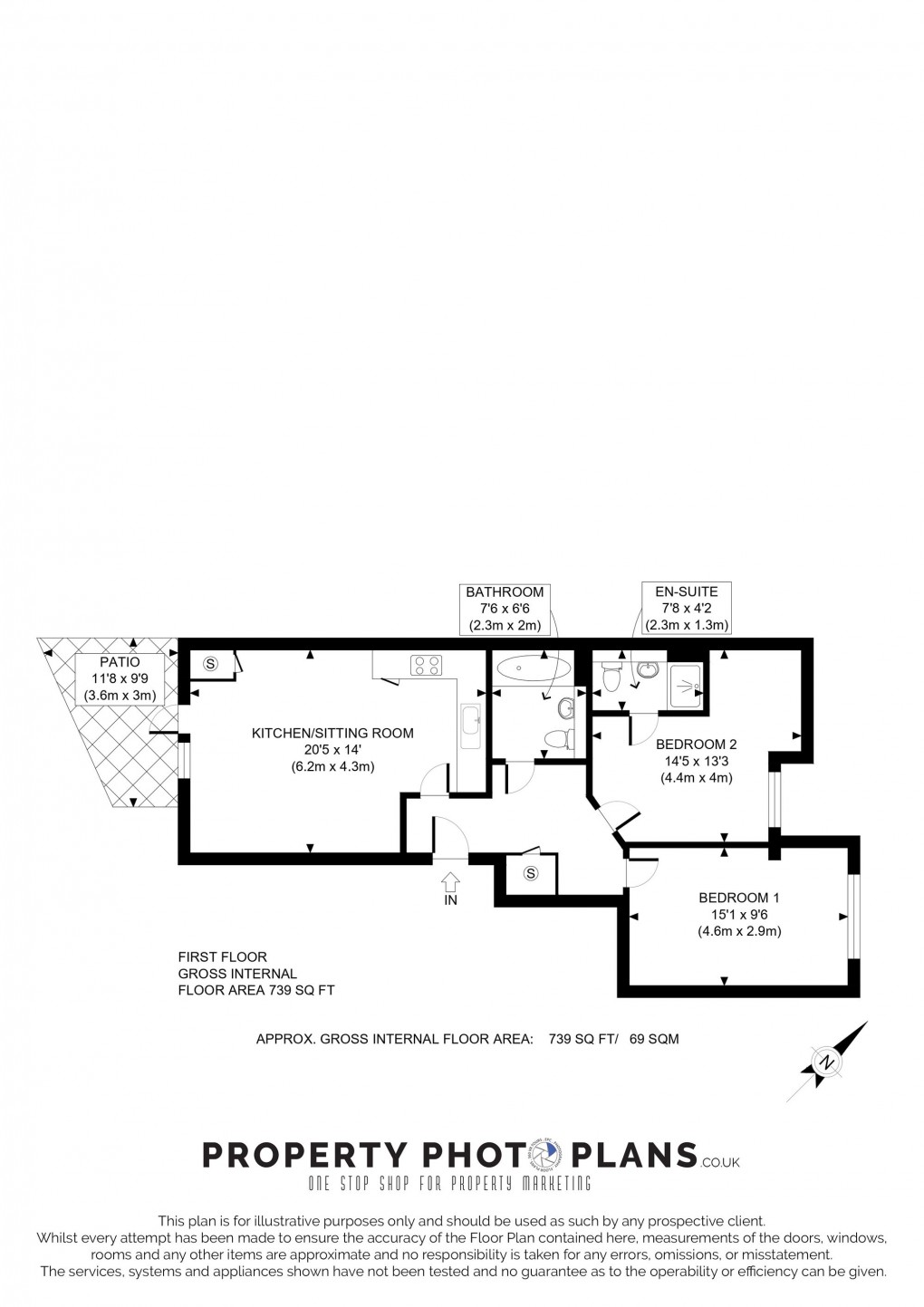 Floorplan for The Broadway, Greenford, UB6