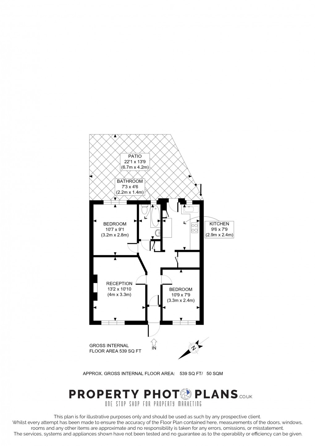 Floorplan for Greenway Gardens, Greenford, UB6