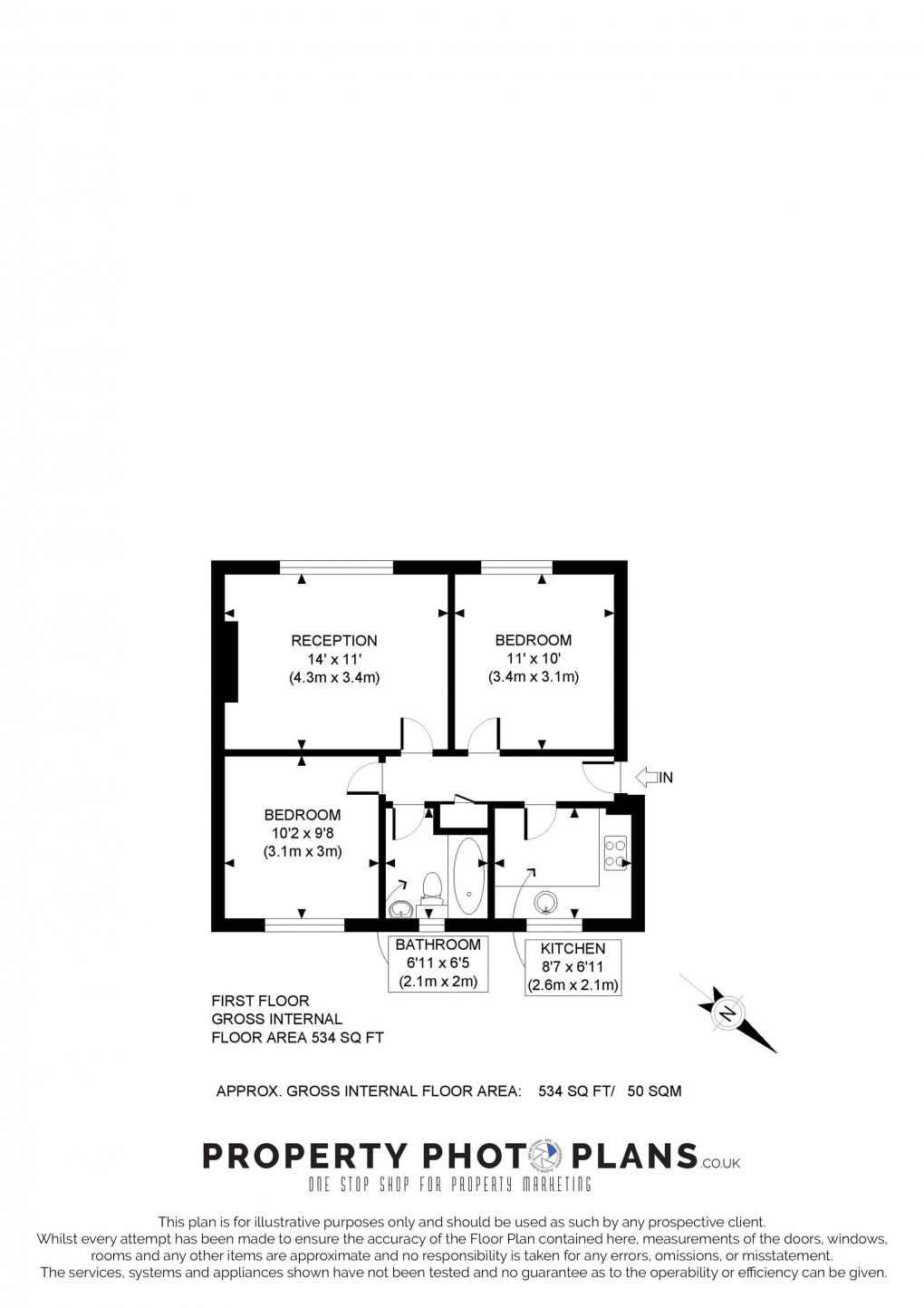 Floorplan for Ruislip Road, Greenford, UB6