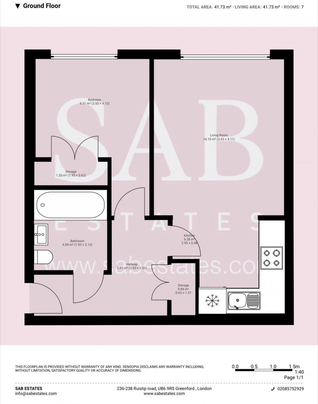 Floorplan for Broadmead Road, Regent House, UB5