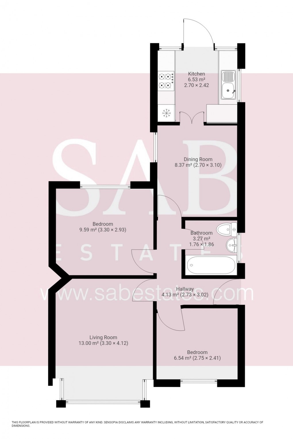 Floorplan for Eastmead Avenue, Greenford, UB6