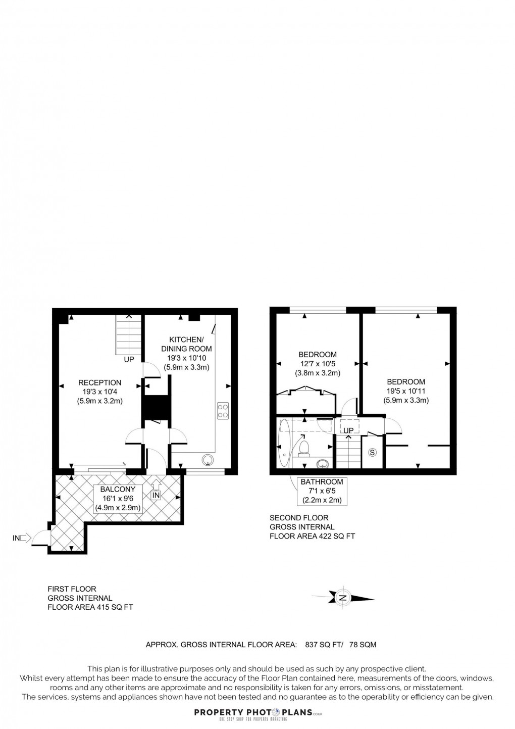 Floorplan for Mersey Walk, Northolt, UB5