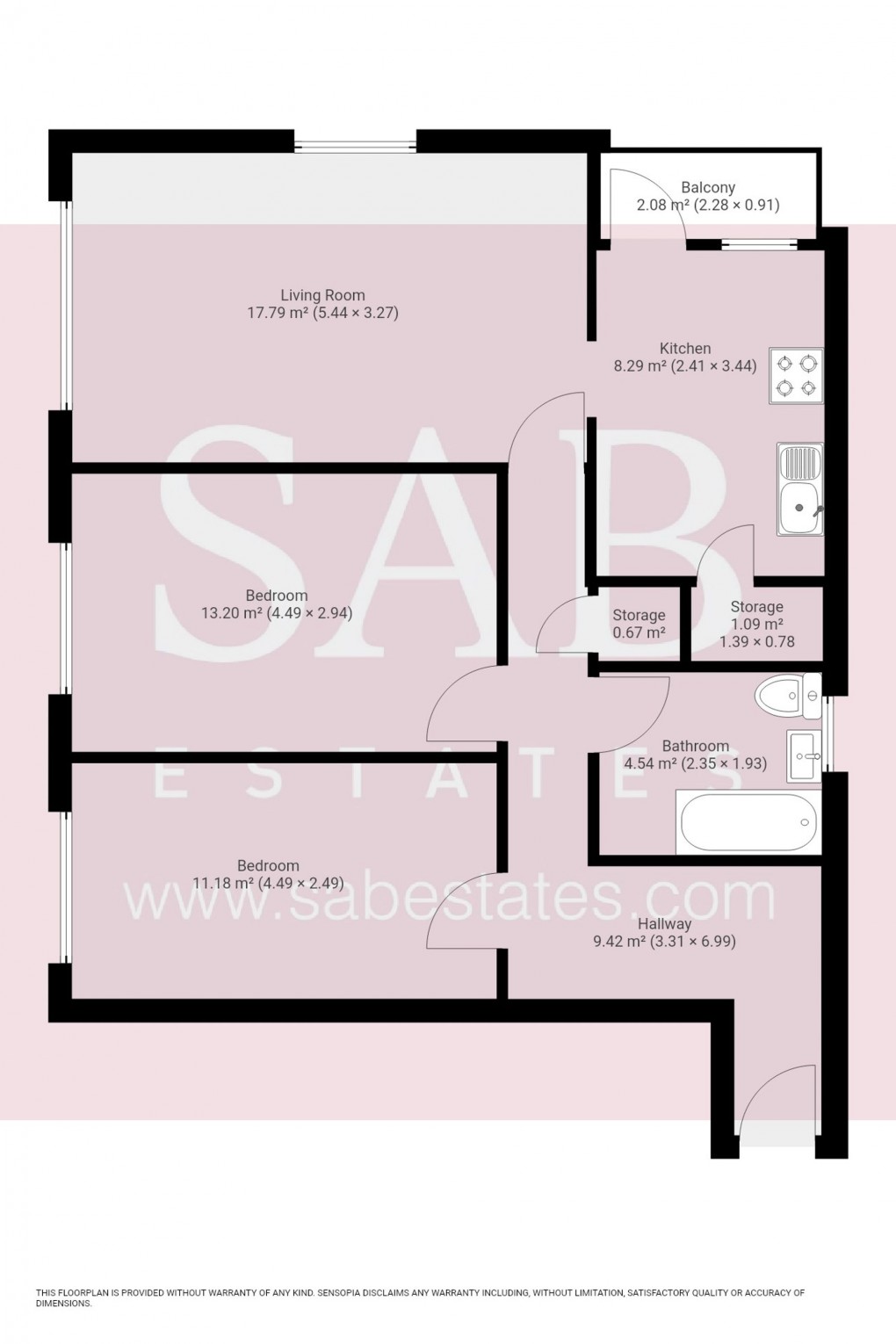 Floorplan for Newmarket Avenue, Northolt, UB5