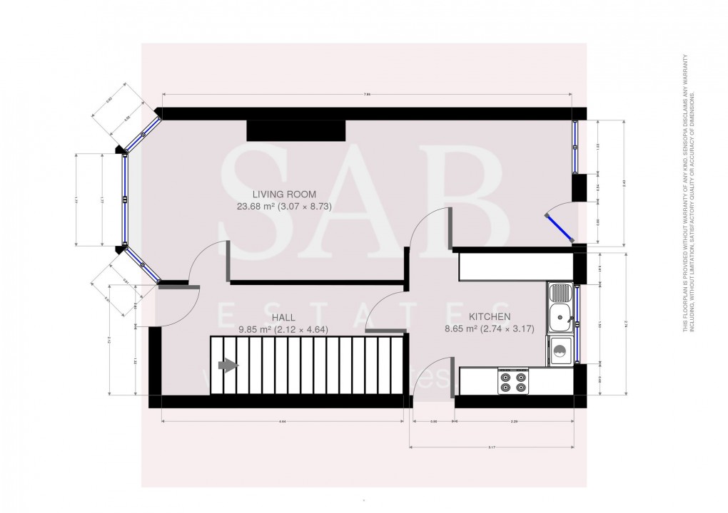 Floorplan for Newdene Avenue, Northolt, UB5