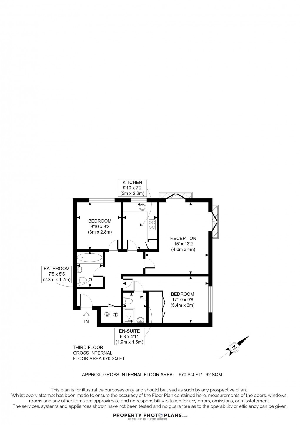 Floorplan for Waxlow Way, Welford House Waxlow Way, UB5