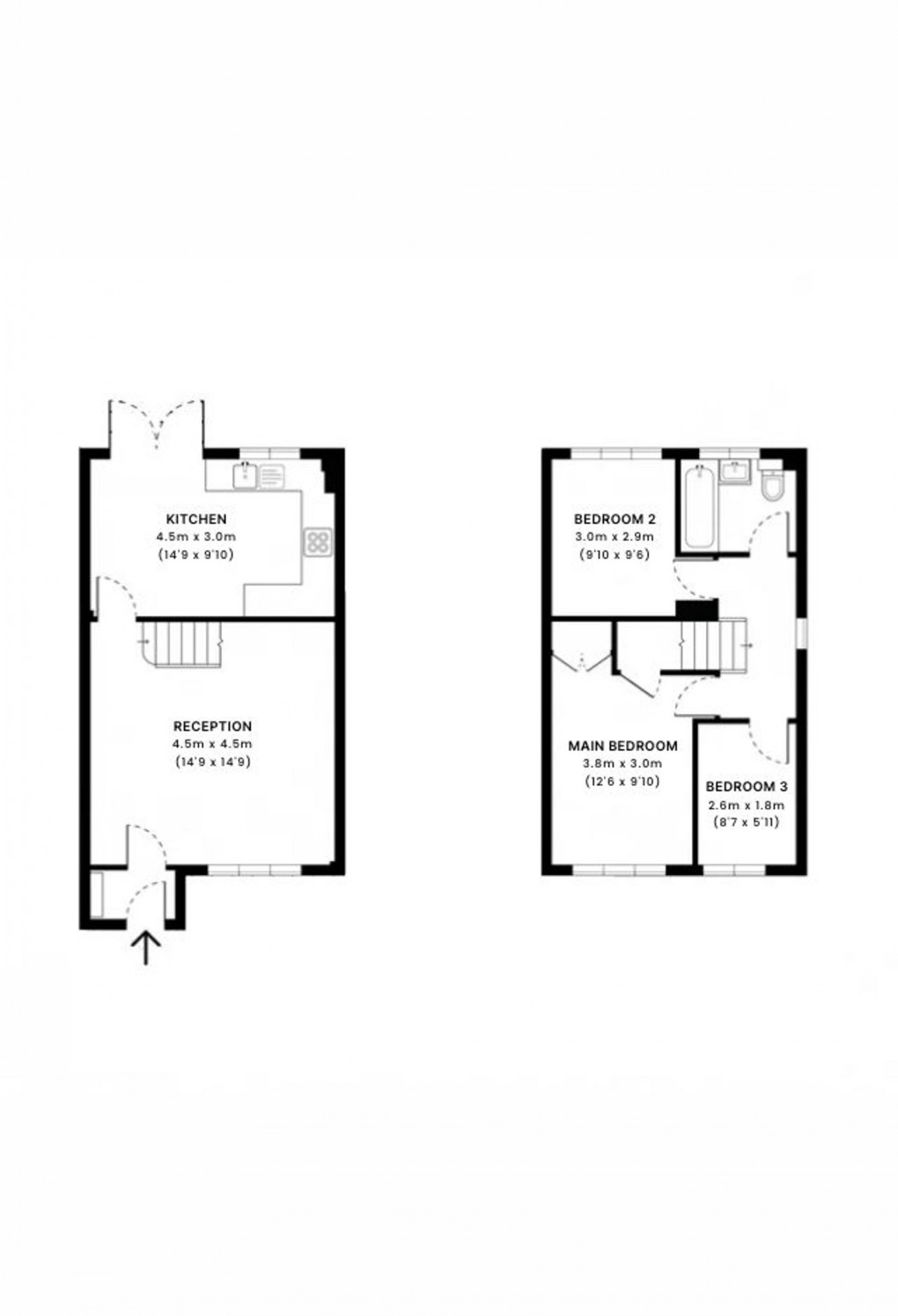 Floorplan for Repens Way, Hayes, UB4