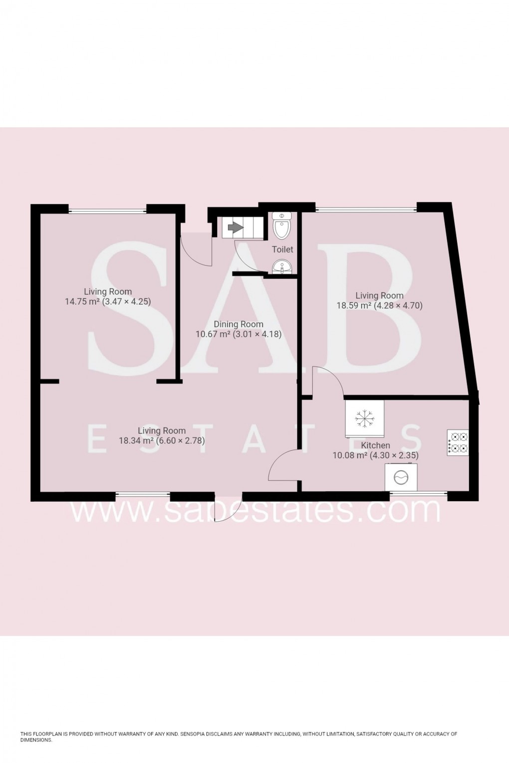 Floorplan for Allenby Road, Southall, UB1
