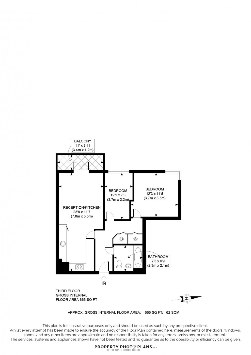Floorplan for Taywood Road, Northolt, UB5