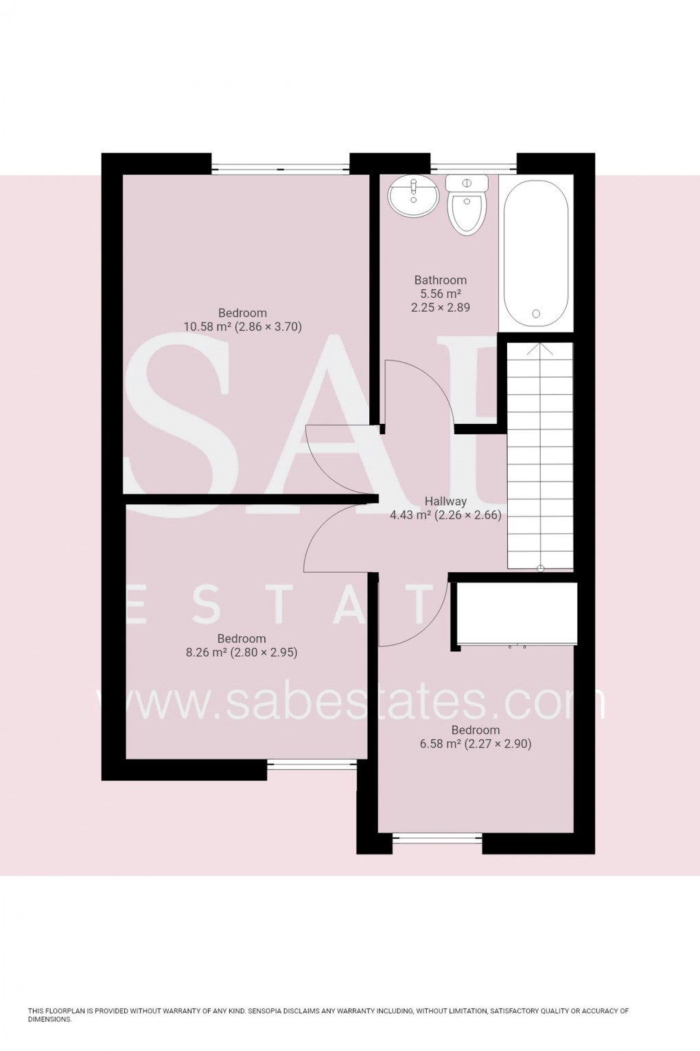 Floorplan for Collingwood Road, Uxbridge, UB8