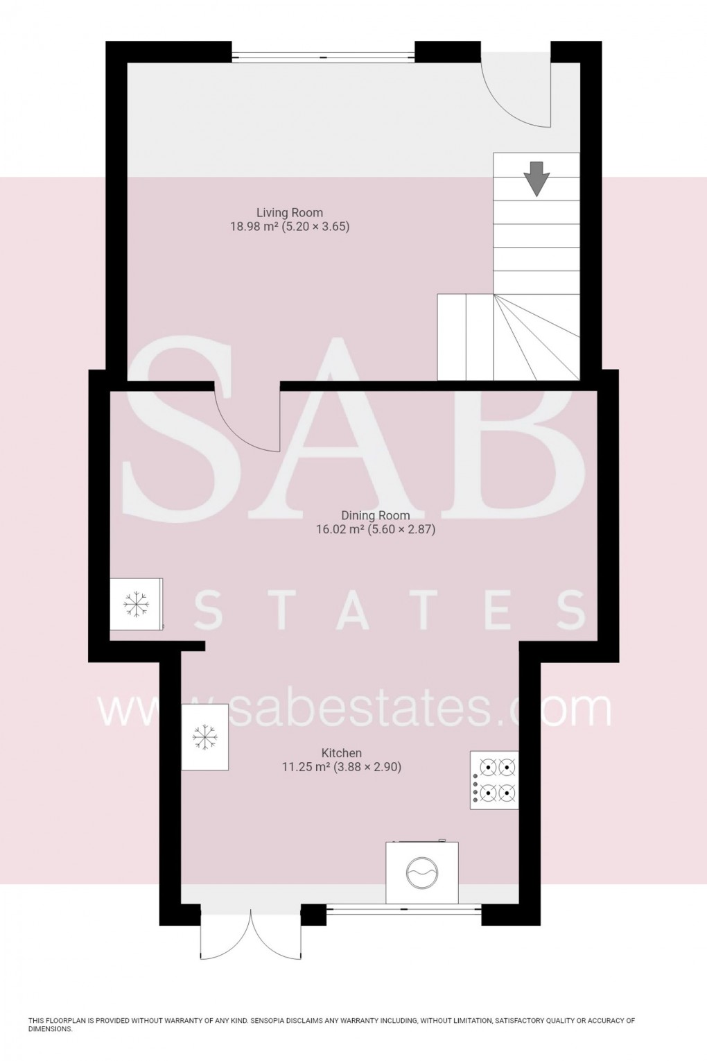 Floorplan for Collingwood Road, Uxbridge, UB8